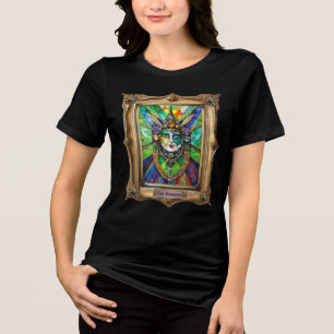 Mardi Gras Realm Portraits - Die Priesterin Tri-Blend Shirt
