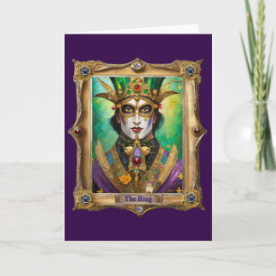 Mardi Gras Realm Portraits - The King Karte