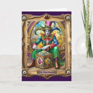 Mardi Gras Realm Portraits - The Time Traveller Karte