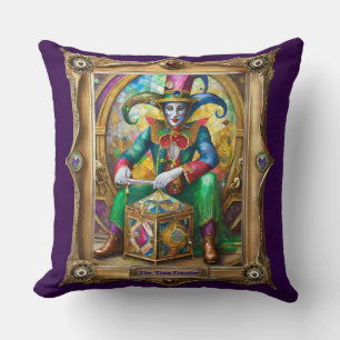 Mardi Gras Realm Portraits - The Time Traveller Kissen