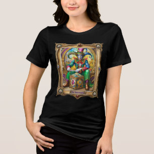 Mardi Gras Realm Portraits - The Time Traveller Tri-Blend Shirt
