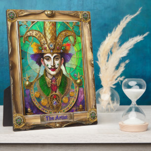 Mardi Gras Realm Porträts - Der Künstler Dali Fotoplatte