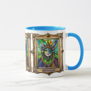 Mardi Gras Realm Porträts - Die Priesterin Tasse