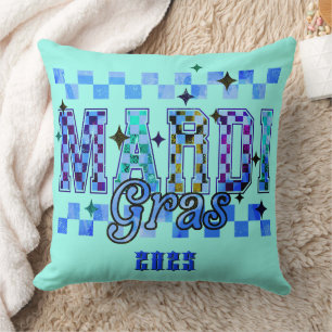 Mardi Gras Red Black Kissen
