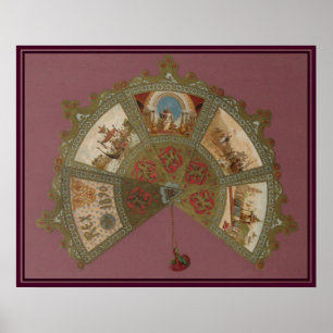 Mardi Gras Rex Ball 1890 Poster