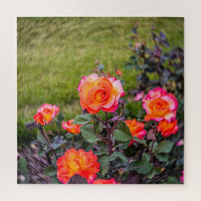 Mardi Gras Rose mit einer Wendung Puzzle (Vertikal)