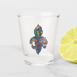 Mardi Gras Schuss von Lis Schnapsglas