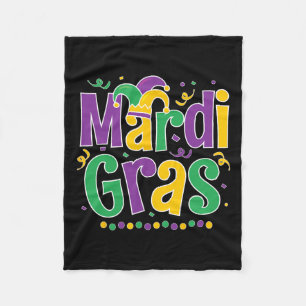 Mardi Gras Shirt Fun 2025 Mardi Gras Party Kinder Fleecedecke