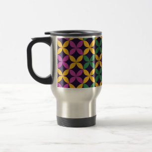 Mardi Gras Sieben Kreise Reisebecher