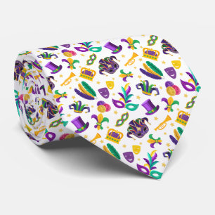 Mardi Gras Spaß Krawatte