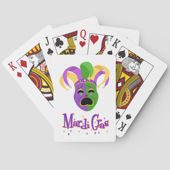 Mardi Gras Spielkarten (Rückseite)