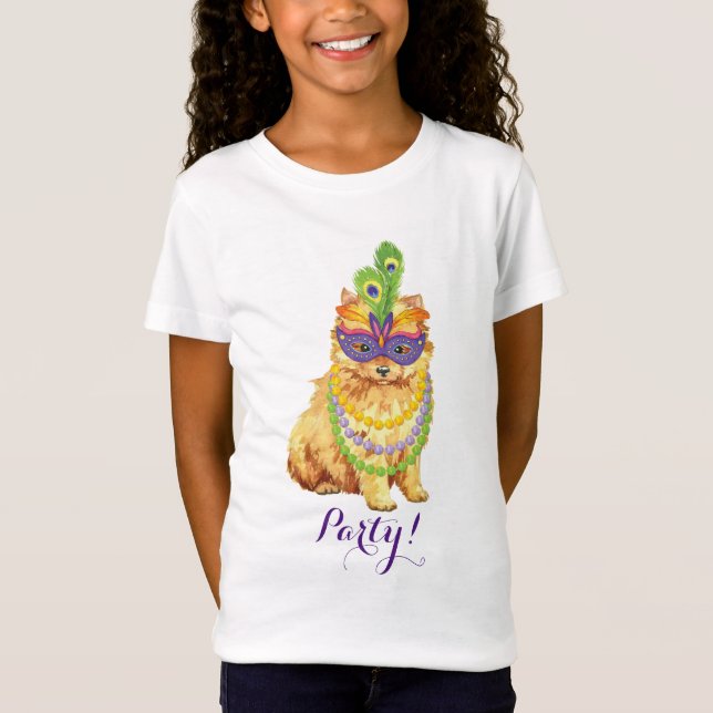 Mardi Gras Spitz T-Shirt (Vorderseite)