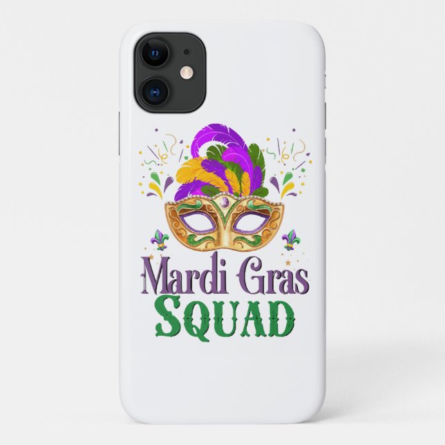 Mardi Gras Squad Case-Mate iPhone Hülle (Rückseite)