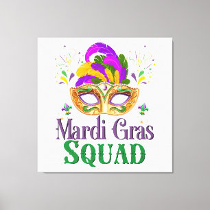Mardi Gras Squad Leinwanddruck