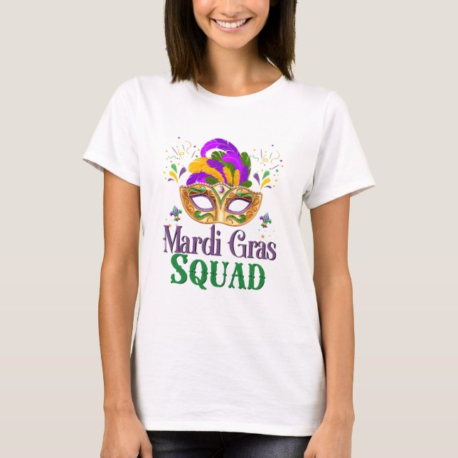 Mardi Gras Squad T-Shirt (Vorderseite)