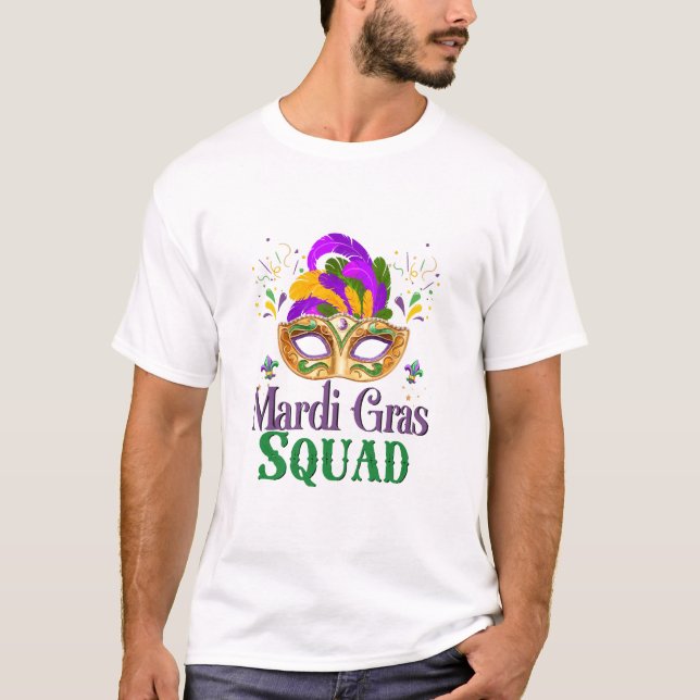 Mardi Gras Squad T-Shirt (Vorderseite)