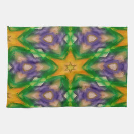 Mardi Gras Stars Küchentuch