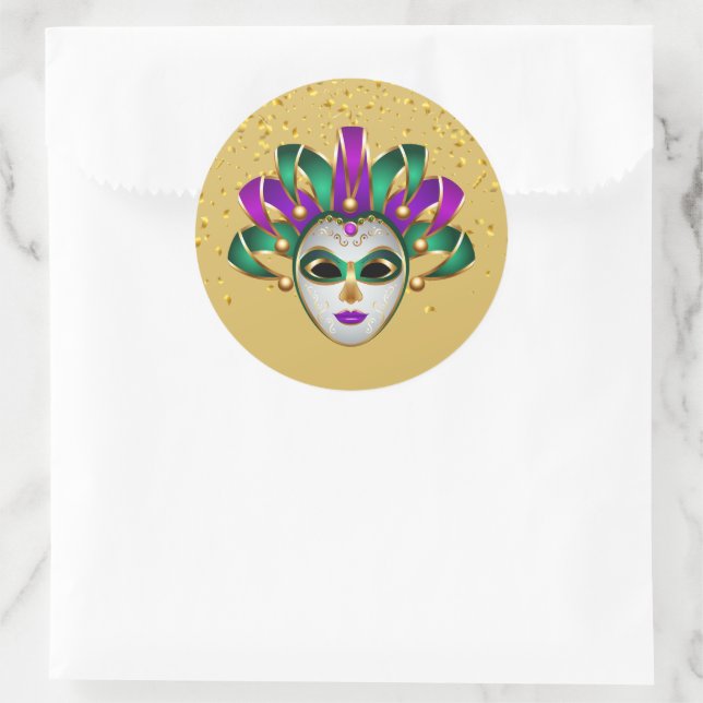 Mardi Gras Sticker (Tasche)