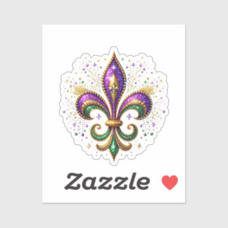 Mardi Gras Sticker