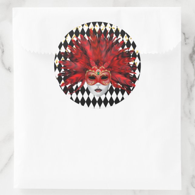 Mardi Gras Sticker (Tasche)