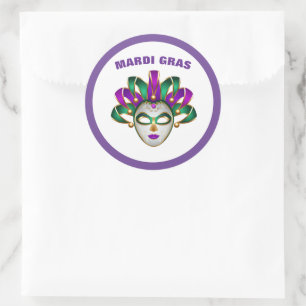Mardi Gras Sticker