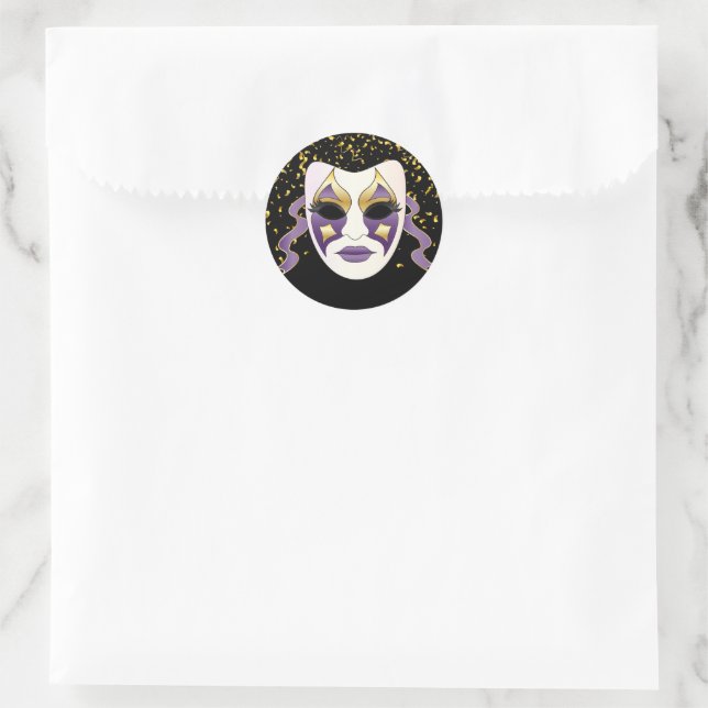 Mardi Gras Sticker (Tasche)