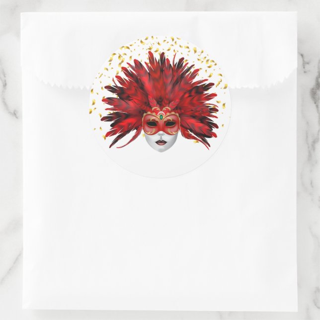 Mardi Gras Sticker (Tasche)