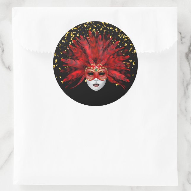 Mardi Gras Sticker (Tasche)