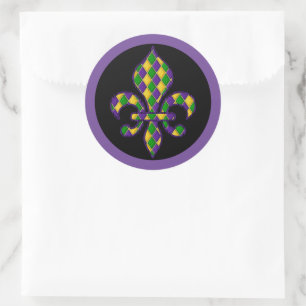 Mardi Gras Sticker