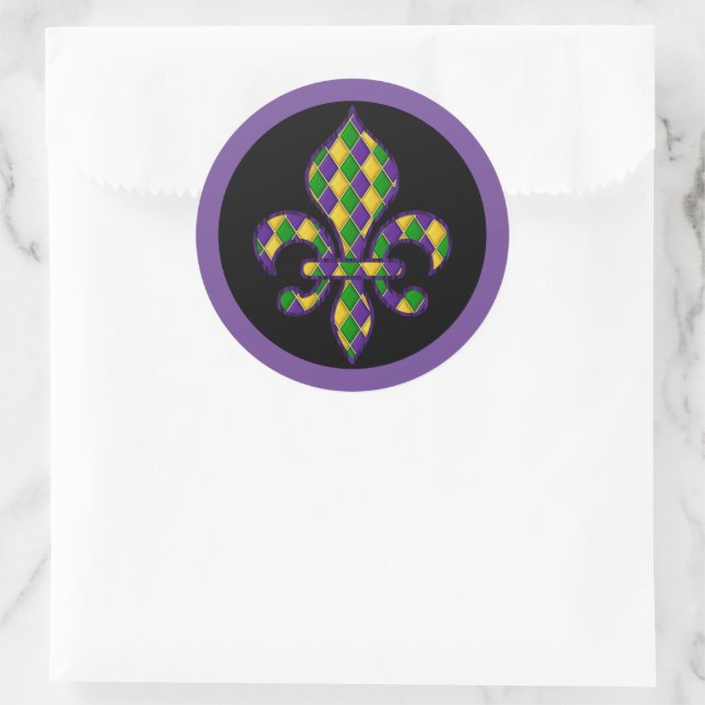 Mardi Gras Sticker (Tasche)