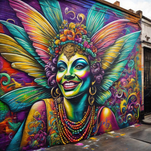 Mardi Gras Street Graffiti Puzzle