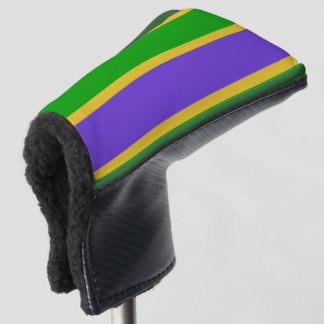 Mardi Gras Stripes Golf Headcover