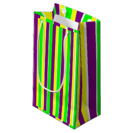 Mardi Gras Stripes Kleine Geschenktüte