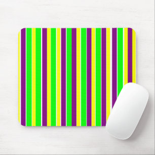 Mardi Gras Stripes Mousepad