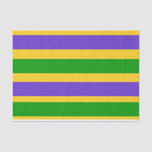 Mardi Gras Stripes Seidenpapier