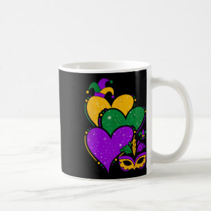 Mardi Gras Süße Herzen Frauen Mädchen Kinder Vinta Kaffeetasse