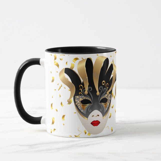 Mardi Gras Tasse Lasse die Rolle der guten Zeiten (Links)