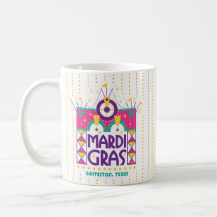 Mardi Gras Torbogen, Galveston, Texas Kaffeetasse