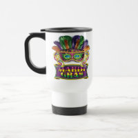 Mardi Gras Travel Mug Kaffeetasse