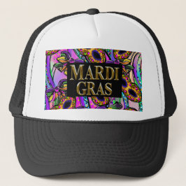 MARDI GRAS TRUCKERKAPPE