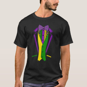 Mardi Gras Tuxedo Kostümparade T-Shirt