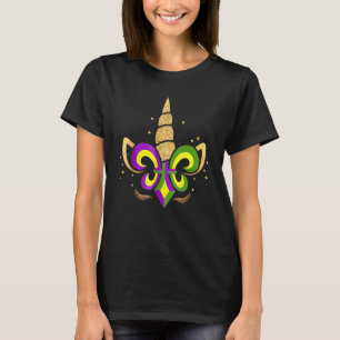 Mardi Gras Unicorn Party Kostüm Bekleidung Männer  T-Shirt