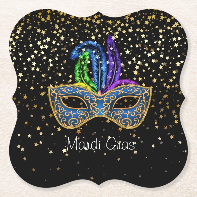 Mardi Gras Untersetzer (Vorderseite)