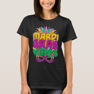 Mardi Gras Vibes Mardi Gras Mask Meme T-Shirt