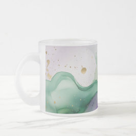 Mardi Gras Vibes Watercolor Tinte Mattglastasse