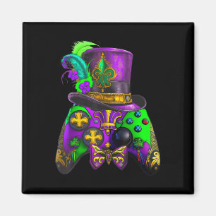 Mardi Gras Video Game Controller E Sport für Kinde Magnet