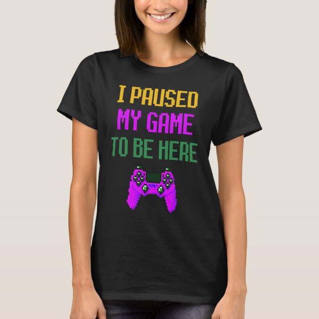 Mardi Gras Video Game Controller for Gaming and Ga T-Shirt (Vorderseite)