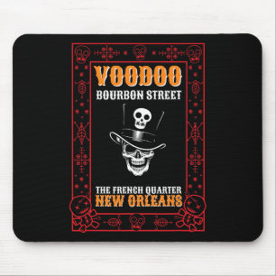 Mardi Gras Voodoo Liebhaber Schwarzmagie Karneval Mousepad