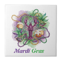 Mardi Gras Watercolor-Feier