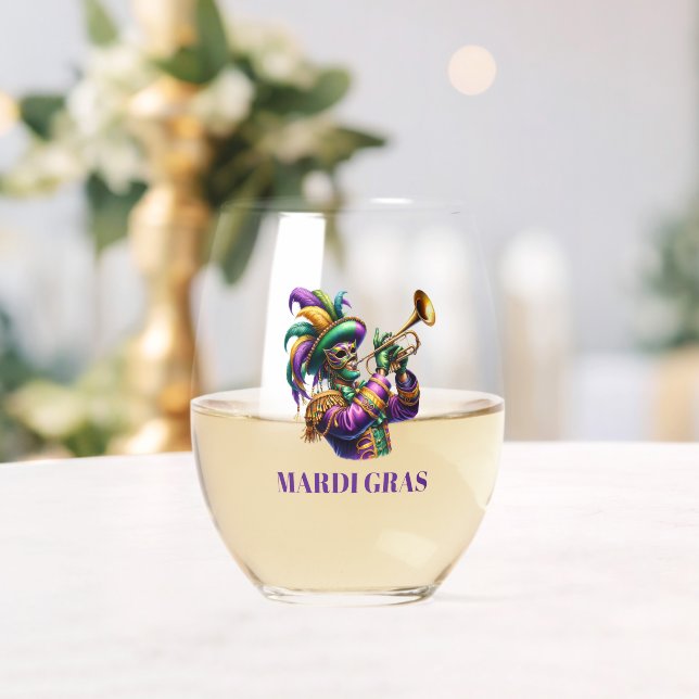 Mardi Gras Weinglas Ohne Stiel (Insitu (Hochzeit))